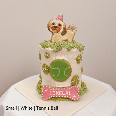 Small sales dog cake